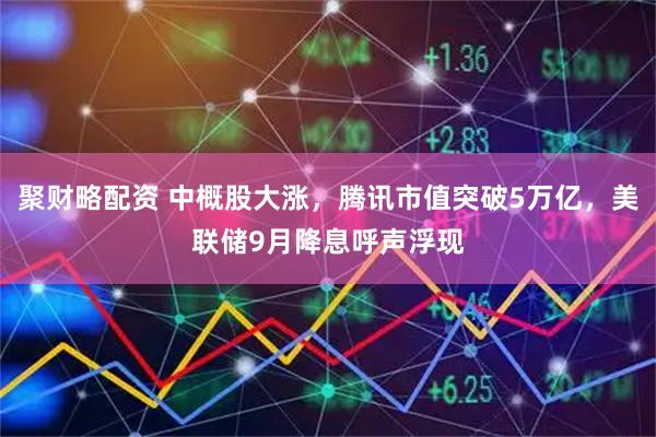 聚财略配资 中概股大涨，腾讯市值突破5万亿，美联储9月降息呼声浮现