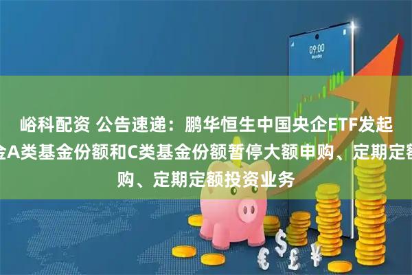 峪科配资 公告速递：鹏华恒生中国央企ETF发起式联接基金A类基金份额和C类基金份额暂停大额申购、定期定额投资业务