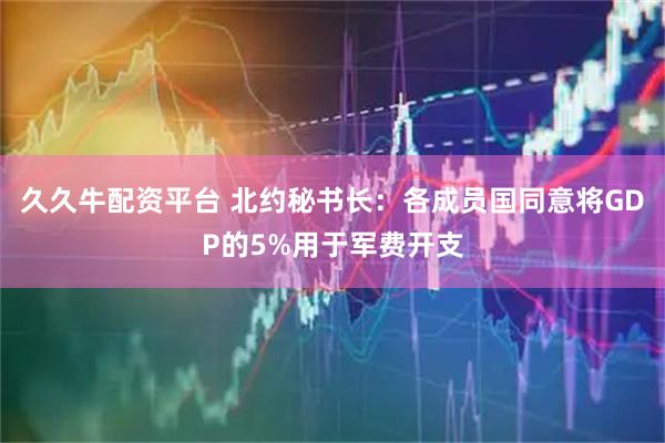 久久牛配资平台 北约秘书长：各成员国同意将GDP的5%用于军费开支